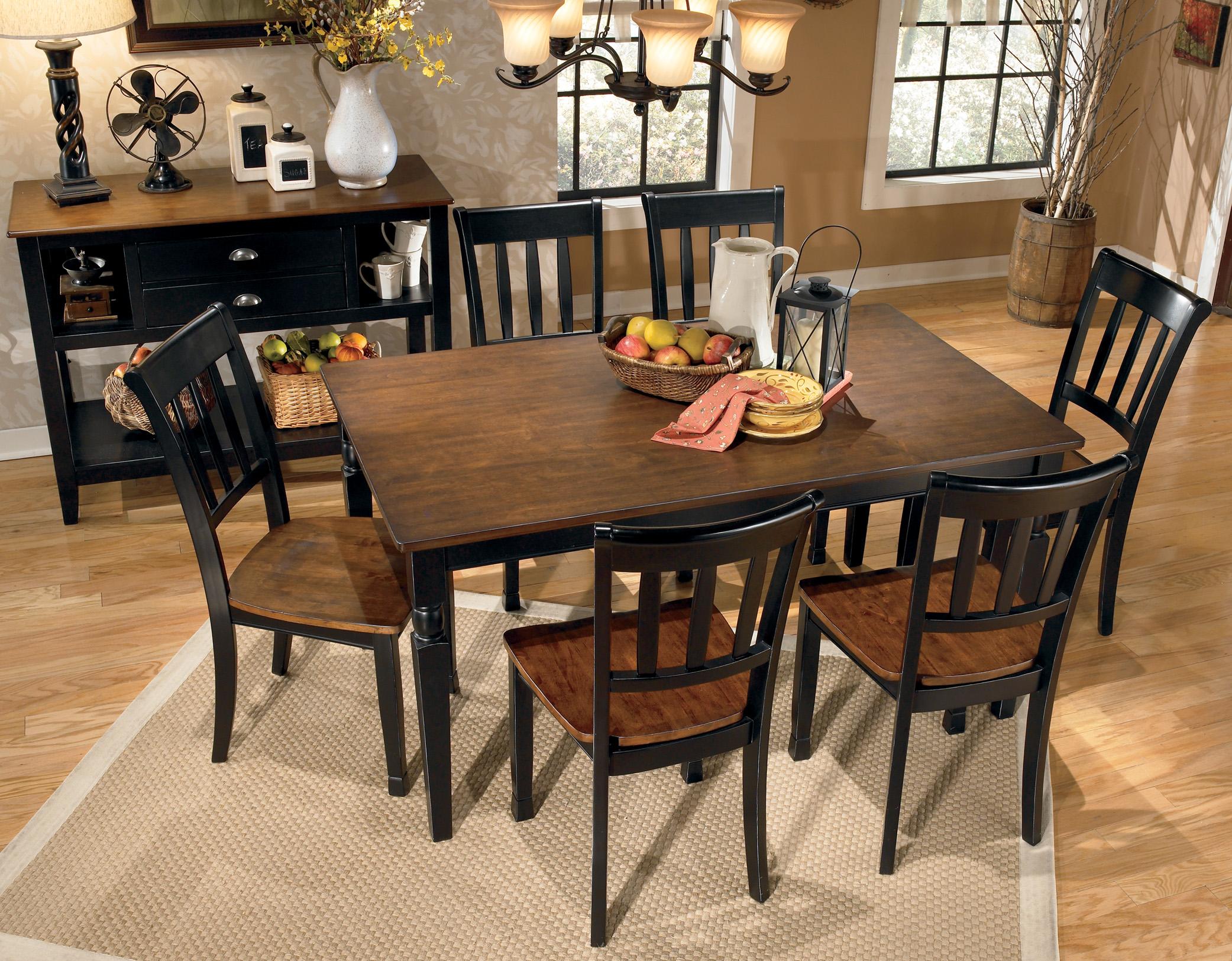 Ashley Signature Design Owingsville D580 25 Rectangular Dining